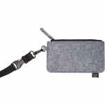 THE GOODS™ Recycled Felt Lanyard Wallet - SM-5782CABack THE GOODS™ Recycled Felt Lanyard Wallet - SM-5782CABack