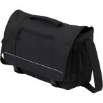 Classic Recycled Messenger Bag - 9898-17BKAngle-Left Classic Recycled Messenger Bag - 9898-17BKAngle-Left