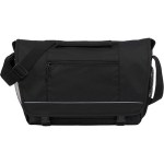Classic Recycled Messenger Bag - 9898-17BKFront Classic Recycled Messenger Bag - 9898-17BKFront
