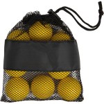 Golf Practice Balls with Mesh Pouch - 1401-65YWFront Golf Practice Balls with Mesh Pouch - 1401-65YWFront