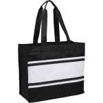Varsity Box Tote - SM-5457BKAngle-Right Varsity Box Tote - SM-5457BKAngle-Right
