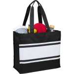 Varsity Box Tote - SM-5457BKAngle-Right Varsity Box Tote - SM-5457BKAngle-Right