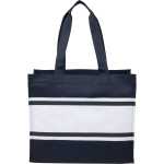 Varsity Box Tote - SM-5457NYFront Varsity Box Tote - SM-5457NYFront