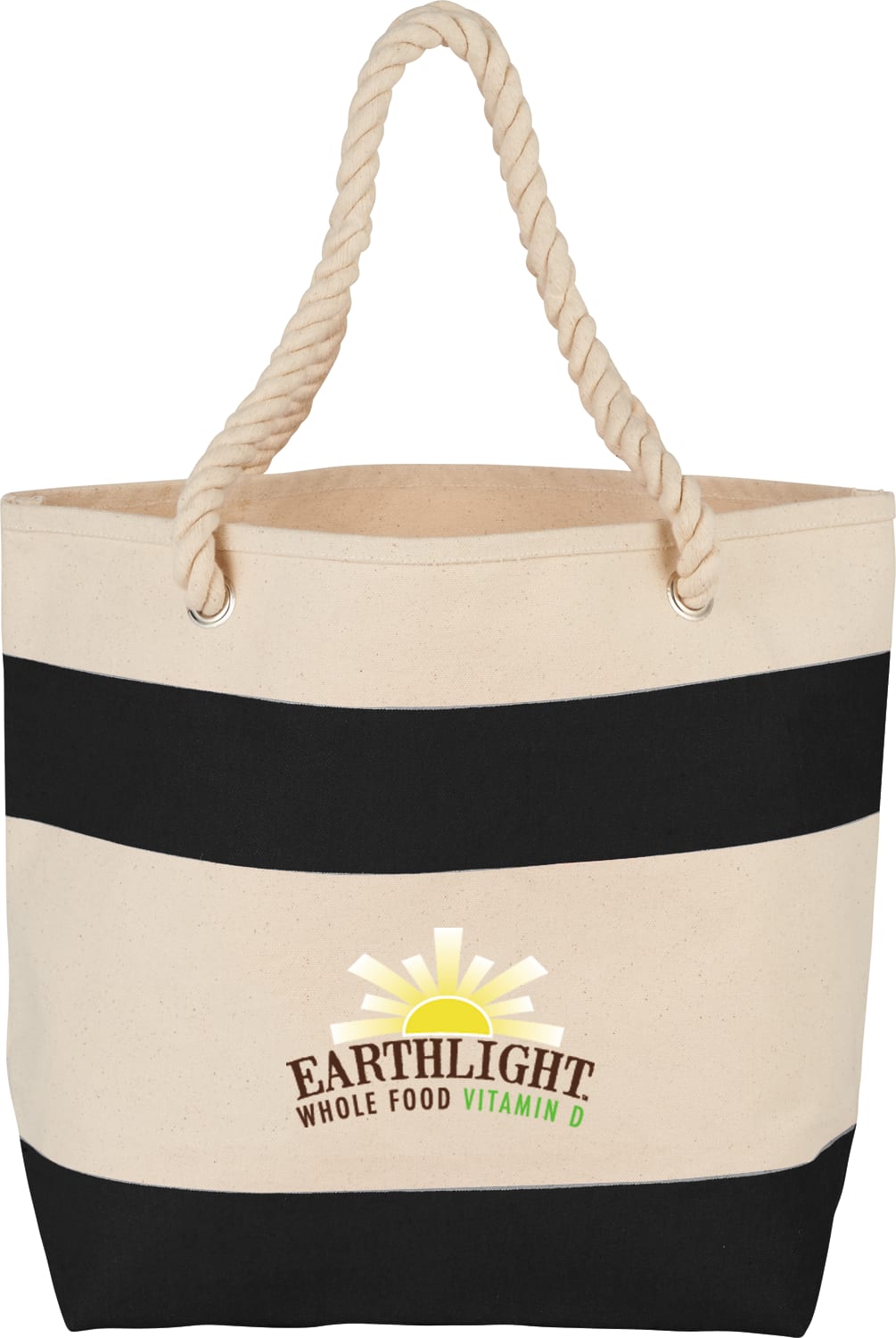 Rope Handle 16oz Cotton Canvas Tote 1
