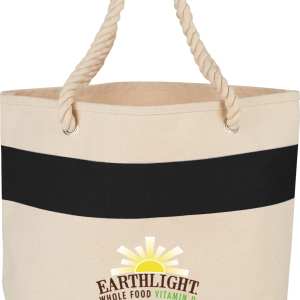 Rope Handle 16oz Cotton Canvas Tote 1 Rope Handle 16oz Cotton Canvas Tote 1