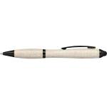 Nash Wheat Straw Ballpoint Stylus Pen - SM-4451BGFront Nash Wheat Straw Ballpoint Stylus Pen - SM-4451BGFront