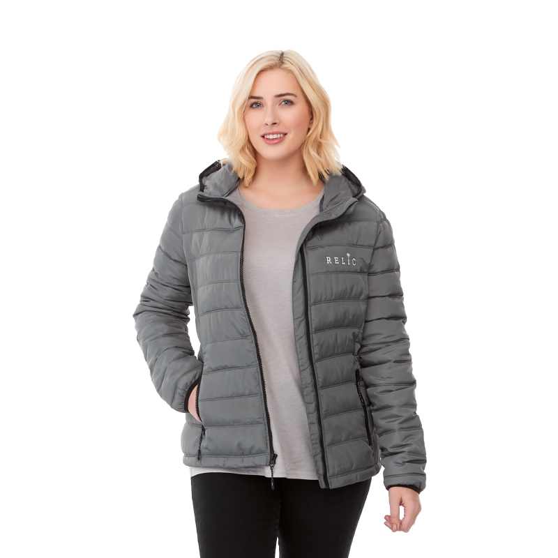Women's NORQUAY Insulated Puffer Jacket with Hood 1 Women's NORQUAY Insulated Puffer Jacket with Hood 1