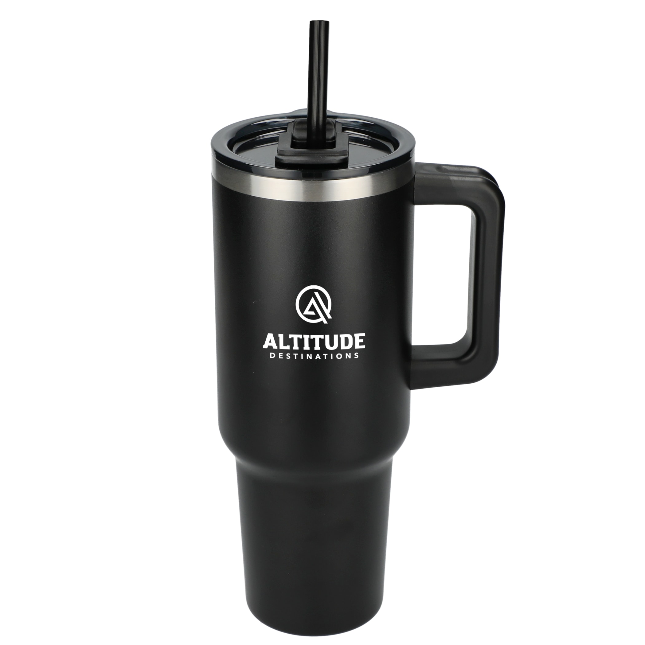 Pinnacle 40 oz Vacuum Insulated Eco-Friendly Travel Tumbler With Straw 1