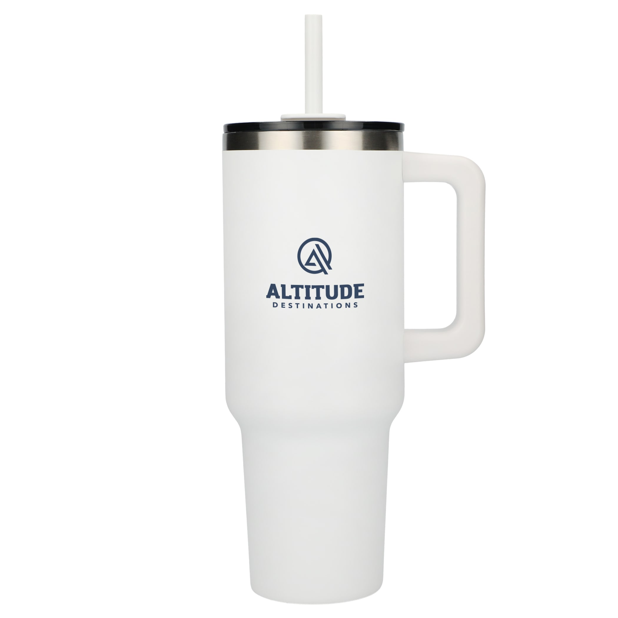 Pinnacle 40 oz Vacuum Insulated Eco-Friendly Travel Tumbler With Straw 1