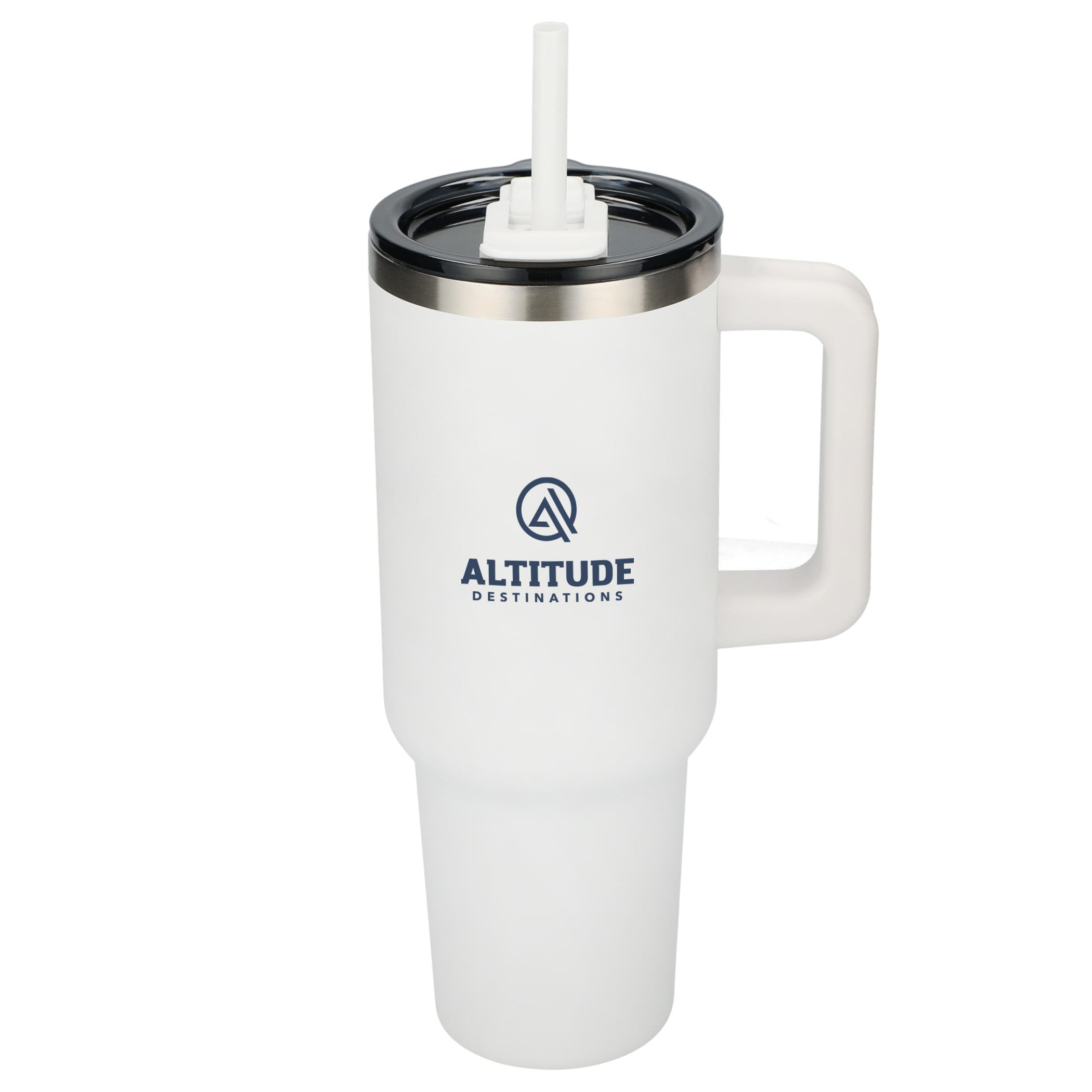 Pinnacle 40 oz Vacuum Insulated Eco-Friendly Travel Tumbler With Straw 1