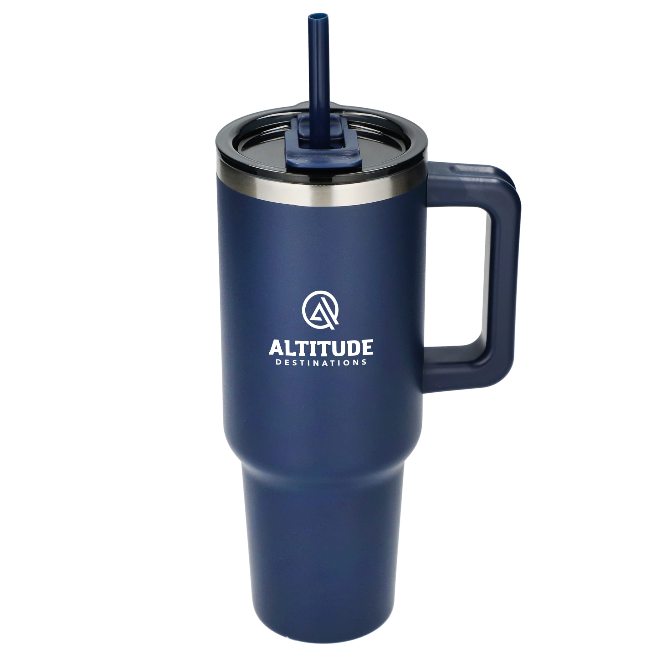 Pinnacle 40 oz Vacuum Insulated Eco-Friendly Travel Tumbler With Straw 1