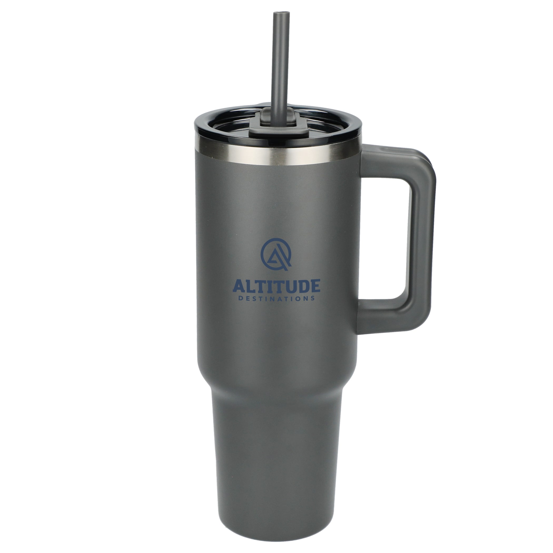 Pinnacle 40 oz Vacuum Insulated Eco-Friendly Travel Tumbler With Straw 1