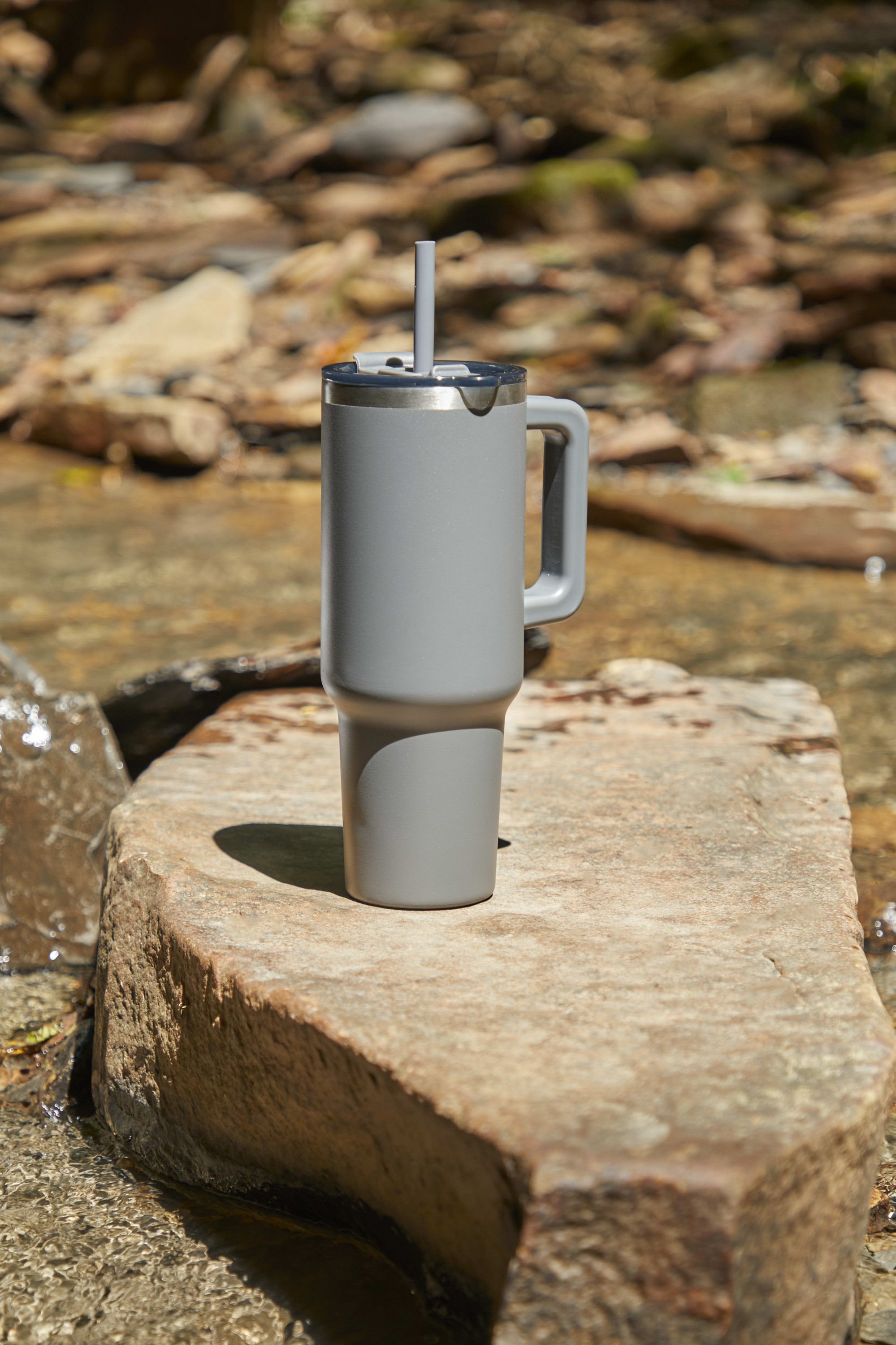 Pinnacle 40 oz Vacuum Insulated Eco-Friendly Travel Tumbler With Straw 1