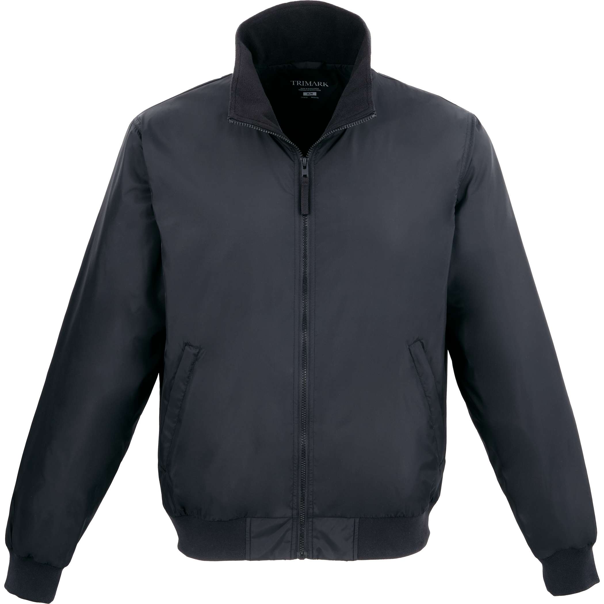 Gender Neutral BELFORD Eco Fleece Lined Full Zip Bomber Jacket 2