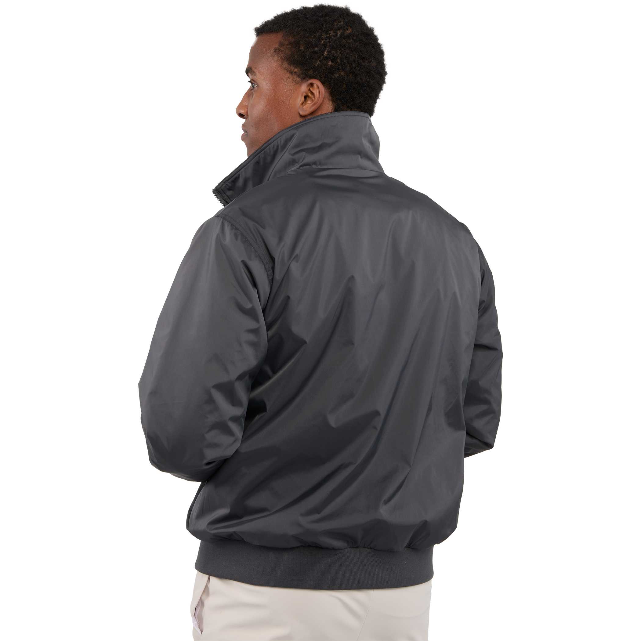 Gender Neutral BELFORD Eco Fleece Lined Full Zip Bomber Jacket 2