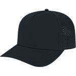 Cap America Premium Water-Resistant Perforated Cap - SM-8416BKAngle-Right Cap America Premium Water-Resistant Perforated Cap - SM-8416BKAngle-Right