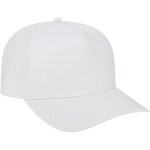 Cap America Premium Water-Resistant Perforated Cap - SM-8416WHAngle-Left Cap America Premium Water-Resistant Perforated Cap - SM-8416WHAngle-Left