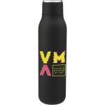 Marka Copper Vac Bottle w/ Metal Loop 20oz - 1628-90BKFront Marka Copper Vac Bottle w/ Metal Loop 20oz - 1628-90BKFront