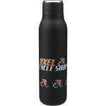 Marka Copper Vac Bottle w/ Metal Loop 20oz - 1628-90BKFront Marka Copper Vac Bottle w/ Metal Loop 20oz - 1628-90BKFront