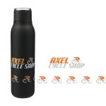 Marka Copper Vac Bottle w/ Metal Loop 20oz - 1628-90BKFront Marka Copper Vac Bottle w/ Metal Loop 20oz - 1628-90BKFront