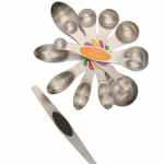 Kitchi Magnetic Measuring 8-Piece Spoon Set - SM-2262STLAngle-Left Kitchi Magnetic Measuring 8-Piece Spoon Set - SM-2262STLAngle-Left
