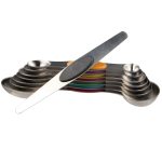 Kitchi Magnetic Measuring 8-Piece Spoon Set - SM-2262STLAngle-Left Kitchi Magnetic Measuring 8-Piece Spoon Set - SM-2262STLAngle-Left