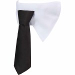 Paws & Claws Pet Neck Tie Collar - 7300-26WHBKAngle-Left Paws & Claws Pet Neck Tie Collar - 7300-26WHBKAngle-Left
