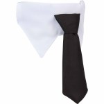 Paws & Claws Pet Neck Tie Collar - 7300-26WHBKAngle-Right Paws & Claws Pet Neck Tie Collar - 7300-26WHBKAngle-Right