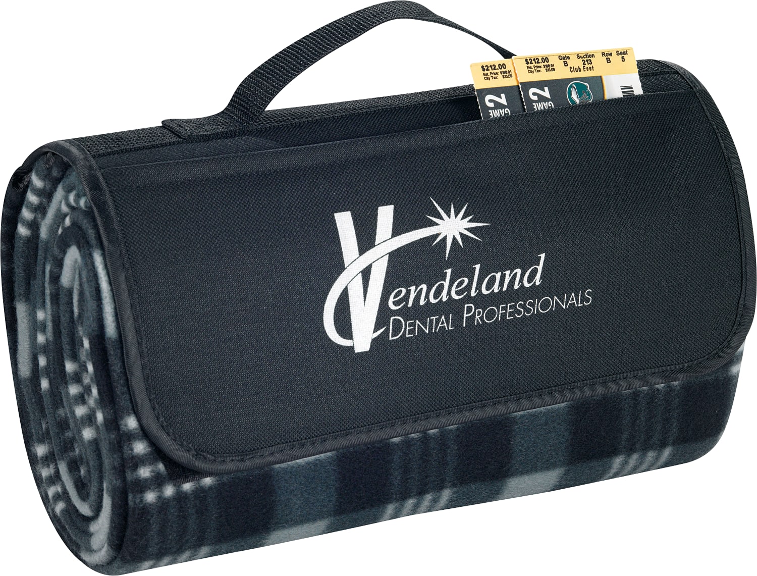 Padded Water-Resistant Fleece Picnic Blanket 1