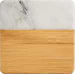 Marble and Bamboo Coaster Set 2 Marble and Bamboo Coaster Set 2