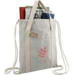Repose 5oz Recycled Cotton Drawstring Bag - 3005-75NTAngle-Right Repose 5oz Recycled Cotton Drawstring Bag - 3005-75NTAngle-Right