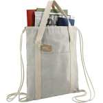 Repose 5oz Recycled Cotton Drawstring Bag - 3005-75NTAngle-Right Repose 5oz Recycled Cotton Drawstring Bag - 3005-75NTAngle-Right