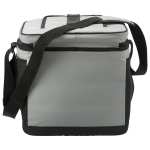 Arctic Zone® Repreve® 24 Can Double Pocket Cooler - 3860-78GY Back Arctic Zone® Repreve® 24 Can Double Pocket Cooler - 3860-78GY Back