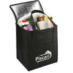 Hercules Flat Top Insulated Grocery Tote - SM-7430BKAngle-Right Hercules Flat Top Insulated Grocery Tote - SM-7430BKAngle-Right