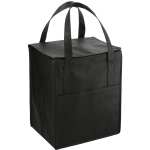 Hercules Flat Top Insulated Grocery Tote - SM-7430BKAngle-Right Hercules Flat Top Insulated Grocery Tote - SM-7430BKAngle-Right