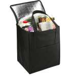 Hercules Flat Top Insulated Grocery Tote - SM-7430BKAngle-Right Hercules Flat Top Insulated Grocery Tote - SM-7430BKAngle-Right
