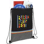 Rainbow rPET Drawstring Bag - SM-5923BKAngle-Right Rainbow rPET Drawstring Bag - SM-5923BKAngle-Right