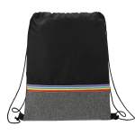 Rainbow rPET Drawstring Bag 2 Rainbow rPET Drawstring Bag 2