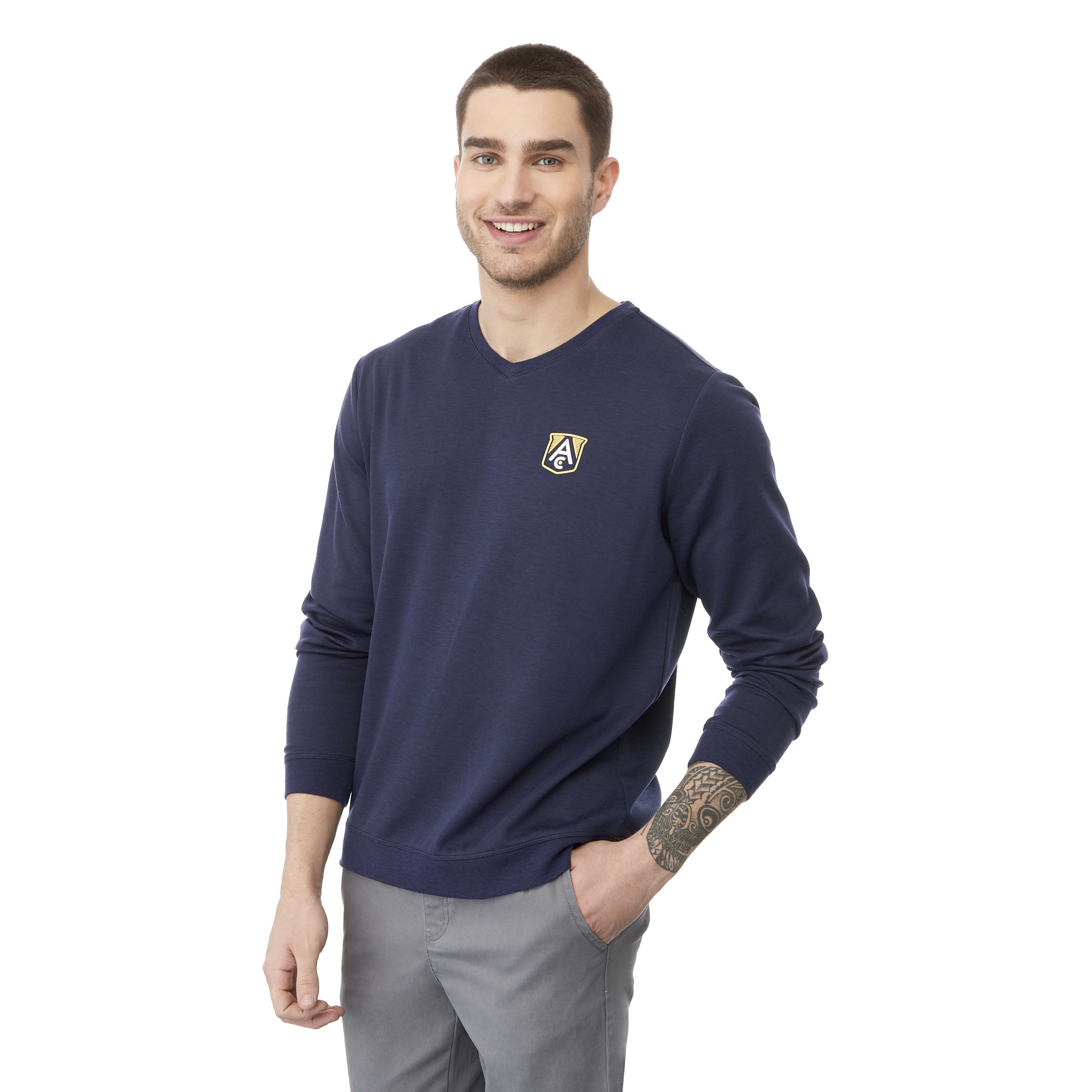 Men's BROMLEY Knit V-Neck Sweater 1