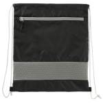 Sparks Recycled Drawstring Bag - SM-8199BKFront Sparks Recycled Drawstring Bag - SM-8199BKFront