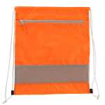 Sparks Recycled Drawstring Bag - SM-8199BKFront Sparks Recycled Drawstring Bag - SM-8199BKFront