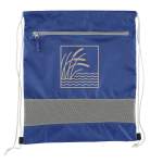 Sparks Recycled Drawstring Bag - SM-8199ORBack Sparks Recycled Drawstring Bag - SM-8199ORBack