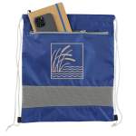 Sparks Recycled Drawstring Bag - SM-8199ORFront Sparks Recycled Drawstring Bag - SM-8199ORFront