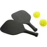 Pickleball Paddle and Ball Set - 1400-57BKAngle-Left Pickleball Paddle and Ball Set - 1400-57BKAngle-Left