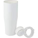 Patti Ceramic Lined Vacuum Tumbler w/ 360 Lid 20oz - 1602-55WHFront Patti Ceramic Lined Vacuum Tumbler w/ 360 Lid 20oz - 1602-55WHFront