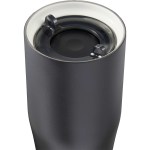 Patti Ceramic Lined Vacuum Tumbler w/ 360 Lid 20oz - 1602-55BKFront Patti Ceramic Lined Vacuum Tumbler w/ 360 Lid 20oz - 1602-55BKFront
