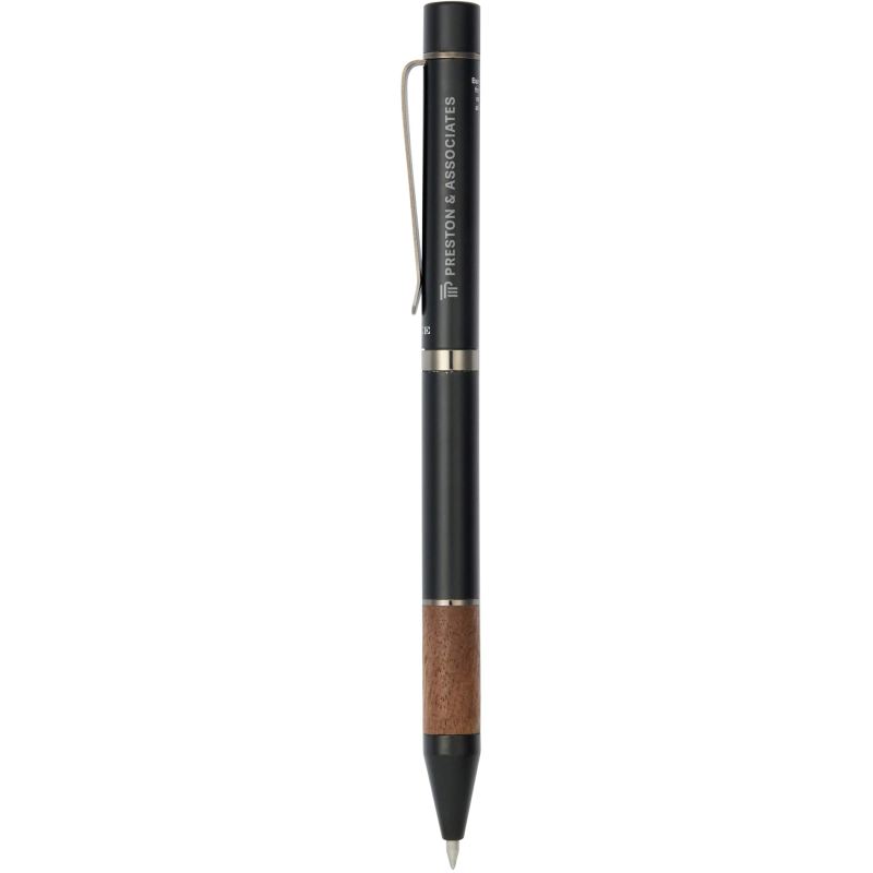 Luxe Recycled Aluminum and Walnut Ballpoint 1 Luxe Recycled Aluminum and Walnut Ballpoint 1
