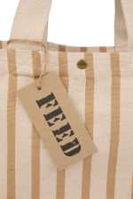 FEED Striped Carry Tote - 7901-47NTFront FEED Striped Carry Tote - 7901-47NTFront