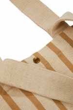 FEED Striped Carry Tote - 7901-47NTFront FEED Striped Carry Tote - 7901-47NTFront
