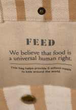 FEED Striped Carry Tote - 7901-47NTFront FEED Striped Carry Tote - 7901-47NTFront